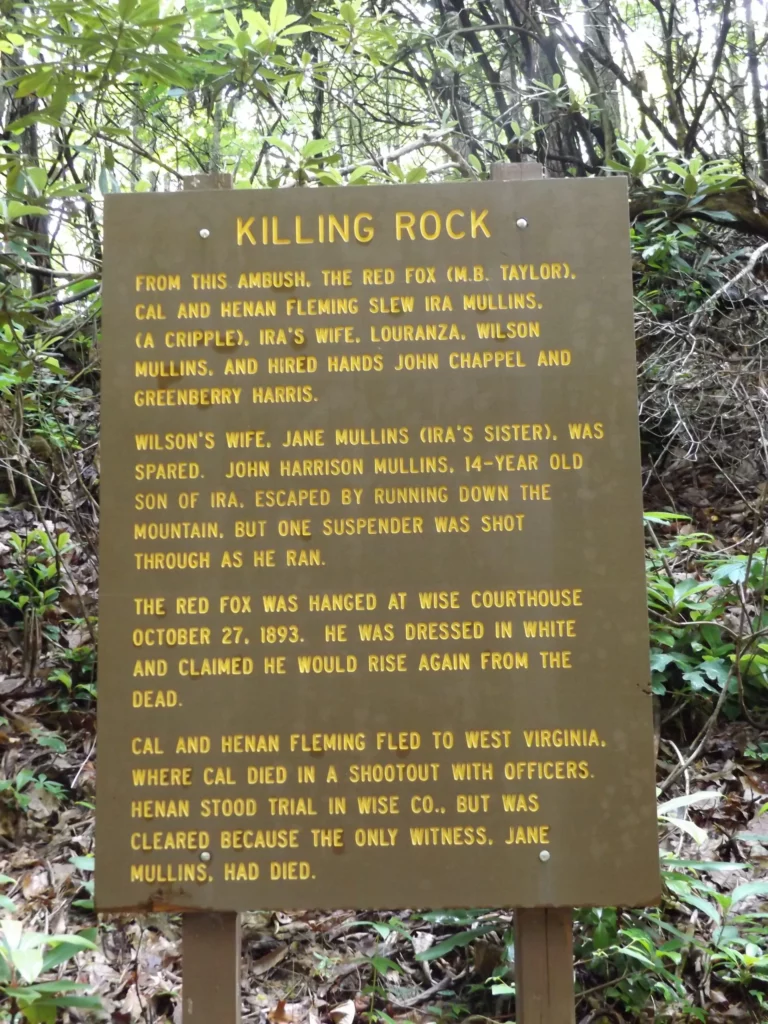 Killing Rock trail marker