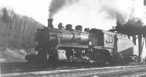 1912 locomotive (not the "Blue Moose Special" an actual photograph of it could not be found)