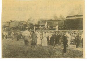 Actual photo of the Seco Train Accident located in Seco, Kentucky on Thursday, September 20, 1917