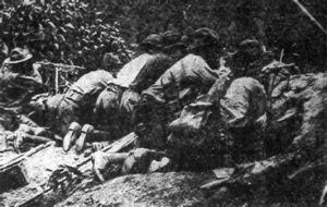 Men preparing for battle on Blair Mountain