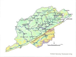 Letcher County Map