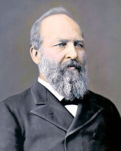 President James A. Garfield March 4, 1881 through September 19, 1881 .  The Artist is unknown.