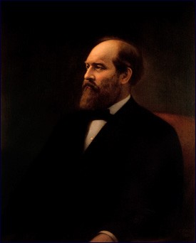 James A. Garfield U.S. House of Representatives from the Ohio's 19th District from March 4, 1963 through November 8, 1880.  The Artist is unknown