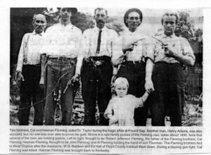 The Fleming Family.   The newspaper, date and article are now unknown.