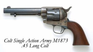 Colt Single Action Army M1873 .45 Long Colt.   Picture from stock photos on the internet searches.