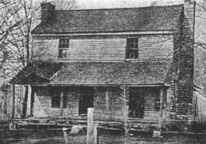 Twitter/@CryptKeepPod  A photograph of the Bell family home before it was torn down.