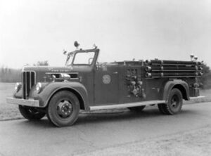 1950s fire truck