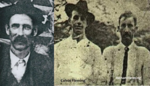Doctor Marshall Benton Taylor and Calvin and Henan Fleming.